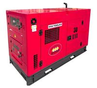 Groupe électrogène diesel 33 kVA 3x400V - 230V - Refroidi par eau - Avec régulateur AVR - Connecteur pour ATS MW Tools DG300E