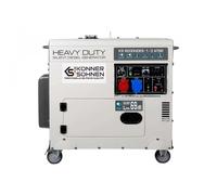 Groupe électrogène diesel - 6,5/7,5 kW - 230/400V - KS 9200HDES-1/3 ATSR (EURO V) KONNER & SOHNEN