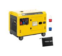 Groupe électrogène diesel - 7220 / 8500 W - 30 L - 230/400 V - mobile - AVR - Euro 5 | MSW