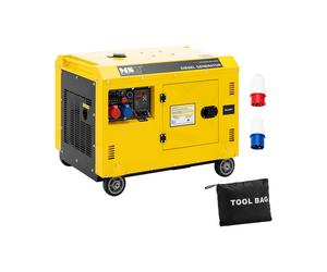 Groupe électrogène diesel - 7220 / 8500 W - 30 L - 230/400 V - mobile - AVR - Euro 5 | MSW