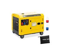 Groupe électrogène diesel 7220 / 8500 watts 30 litres 240/400 volts mobile avr euro 5