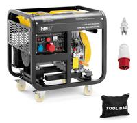 MSW MSW-AVR 8500F MAX EURO5 Groupe électrogène diesel 8500 W 30 L 230/400 V mobile AVR Euro 5 Groupe électrogène Groupe electrogene diesel