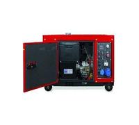 Zeus Groupe électrogène diesel ZEUZ – 6300 W, silencieux, démarrage électrique