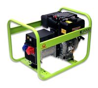 Groupe Electrogène E6000 YANMAR Diesel 5520W Triphasé 80dB Autonomie 4h - PRAMAC - PA572TY3000