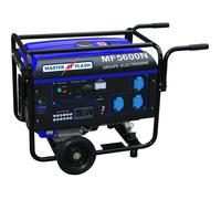 Groupe électrogène essence - MASTER FLASH - 5500 W - Chariot inclus - Monophasé - Système AVR - Bleu