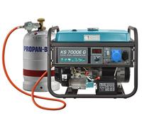 Könner & Söhnen Essence/GAZ Groupe électrogène 5500W démarreur élec KS7000E-G G
