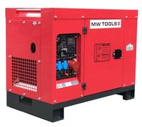 Groupe électrogène insonorisé diesel 8kW 230V + 10kW 400V MW Tools