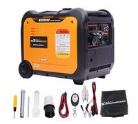 Groupe électrogène Inverter 3500W Générateur LPG/essence Silencieux E-Start+Bluetooth pour Camping car