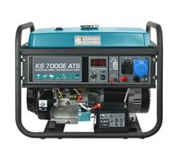 Könner & Söhnen KS 7000E ATS - Générateur de courant à essence 4 temps 13 CV avec démarrage électrique, alimentation de secours, 1 x 16 A, 1 x 32 A (230 V), régulateur de tension automatique