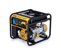 Générateur électrique à essence 2,8 kW/3,3 kW - Générateur de courant silencieux et portable avec AVR, autonomie de 8 h (à 50 % de charge) et réservoir de 9 l pour la maison, le camping et le chantier