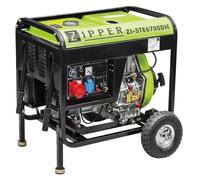 Groupe électrogène - ZIPPER - ZI-STE6700DH - Diesel - 6000W - Silencieux