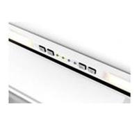 Novy Hotte encastrable CRYSTAL 26080 90 cm verre blanc
