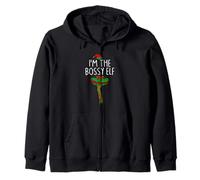Groupe familial I Am The Bossy Elf Funny Christmas Matching Sweat à Capuche