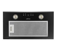 Airlux AHF571BK - Hotte - groupe filtrant - Niche - largeur : 47.7 cm - profondeur : 26.2 cm - evacuation & recyclage - noir noir, Noir G