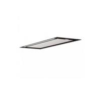 Groupe filtrant HIDDEN Inox et verre blanc 60 cm