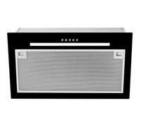 Teka GFG 2 - Hotte - groupe filtrant - largeur : 55 cm - profondeur : 31 cm - evacuation & recyclage - noir