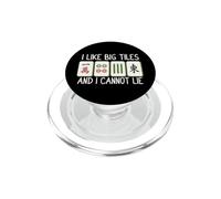 Groupe Mahjong Assorti J'aime Les Grands Carreaux et Je ne Peux Pas mentir PopSockets PopGrip pour MagSafe
