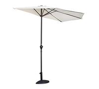 Groupe Maruccia Parasol mural pour balcons et espaces restreints, parasol semi-circulaire pour terrasses et balcons