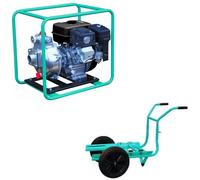 Groupe motopompe haute pression JET 100 EX à essence 480 l/min avec kit brouette - IMER - 2V0004084.1