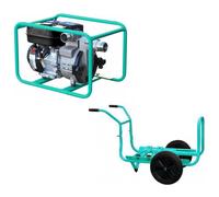 Groupe motopompe SWT 50 EX à essence 750 l/min pour eaux très chargées avec kit brouette - IMER - 2V0004050.1