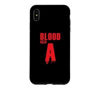 Groupe sanguin A Facteur Rhésus Groupe sanguin Cœur Coque pour iPhone XS Max