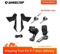 Groupe Shimano WHEELTOP EDS TX pour vélo de route, électronique sans fil, frein à jante/disque en carbone et alliage d'aluminium, 7-14 vitesses, dérailleur avant/arrière TX-RA7100-GS-7800P