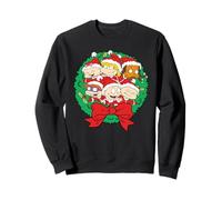 Groupes de Razmoket posant à l'intérieur du récif de Noël Sweatshirt