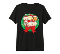Groupes de Razmoket posant à l'intérieur du récif de Noël T-Shirt Haut de Gamme