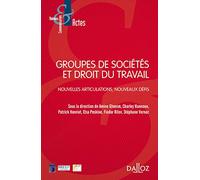 Groupes de sociétés et droit du travail - Nouvelles articulations ; nouveaux défis