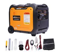 maXpeedingrods Groupe Electrogene Silencieux 5500W Inverter Essence 7,4 PS Démarrage Electrique et Télécommande avec Prises USB et 230V Generator 4 Temps Secours pour les Garage, Jardin, Chantier