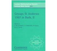 Groups st Andrews 1997 in Bath, II, London Mathematical Society Lecture Note Series