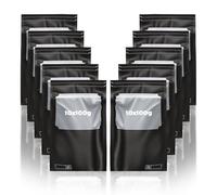 Grove Bags Lot de 10 fenêtres anti-humidité 58-62 % réutilisables, avec fermeture éclair, sans odeur et protection UV 20 x 30 x 5 cm