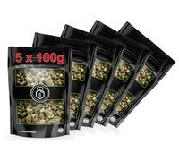 Grove Bags Lot de 5 sachets Terploc à double fenêtre 100 g microclimat auto-régulant 58-62 % pour fermenter, conserver et stocker des herbes