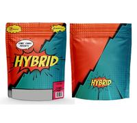 Grove Bags Terploc 100 g (original - Fabriqué aux États-Unis) - Comic Canna hybride - Édition spéciale douce au toucher - Résistant aux enfants - avec sécurité enfant - Pour fermenter, stocker et