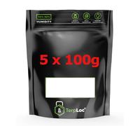 Grove Bags Terploc Lot de 5 sacs de rangement hermétiques avec contrôle de l'humidité et des odeurs + protection UV 100 g