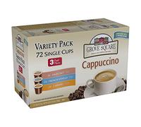 Grove Square Cappuccino Variety Pack, 72 Single Serve Cups by Grove Square Cappuccino