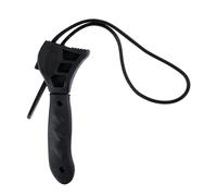 GroveEss Clé à sangle de ceinture réglable, clé à ouvrir la sangle de filtre à huile durable, clé multifonction robuste pour mécaniciens, plombiers, ouvre-bocal à domicile