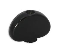 Grover GP102BC Lot de 6 boutons reins de taille standard Noir chromé