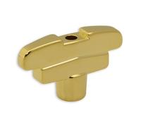 Grover GP109G Lot de 6 boutons à 3 étapes Taille standard Doré
