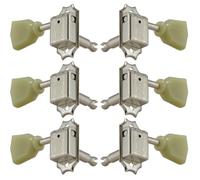 Grover Mécaniques Keystone Deluxe ~ 3 + 3 ~ Nickel