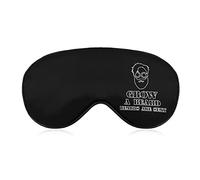 Grow A Beard Sleep Eye Mask Soft Eye Covers Blocking Lights Bandeau avec sangle réglable pour la sieste de voyage