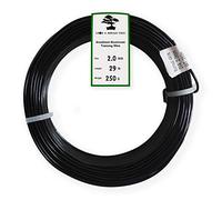 Grow A Bonsai Tree Fil Aluminium Anodisé de 2,0mm pour L'Entretien de Bonsai 250g Grand Rouleau (29 mètres) - Choisissez Votre Taille et Couleur (2,0mm, Noir)