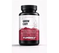 GROW CAFF - Caféine Microencapsulée NewCaff® à libération prolongée - 76mg par capsule - Aide à augmenter l'attention et l'état d'alerte - 60 gélules végétales