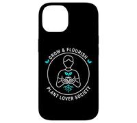 Grow Flourish Plant Lover Society Design de Jardinage d'intérieur Coque pour iPhone 14