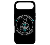 Grow Flourish Plant Lover Society Design de Jardinage d'intérieur Coque pour iPhone Air