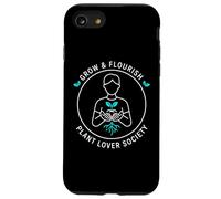 Grow Flourish Plant Lover Society Design de Jardinage d'intérieur Coque pour iPhone SE (2020) / 7/8