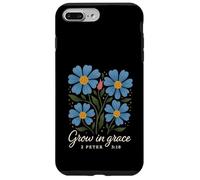 Grow In Grace Boho Floral 2 Pierre 3:18 Verset Christian Coque pour iPhone 7 Plus/8 Plus