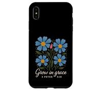 Grow In Grace Boho Floral 2 Pierre 3:18 Verset Christian Coque pour iPhone XS Max