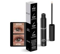 Grow Labs Sérum de cils avec peptides et biotine, renforce, nourrit et définit les cils pour qu'ils paraissent plus longs, plus denses et plus épais, formule végétalienne, sans hormones