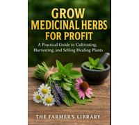 Grow Medicinal Herbs for Profit: Cultivate, Harvest & Sell Healing Plants: Teas, Tinctures, Oils & Skincare-Organic Methods, Drying, Distilling & Market Strategies